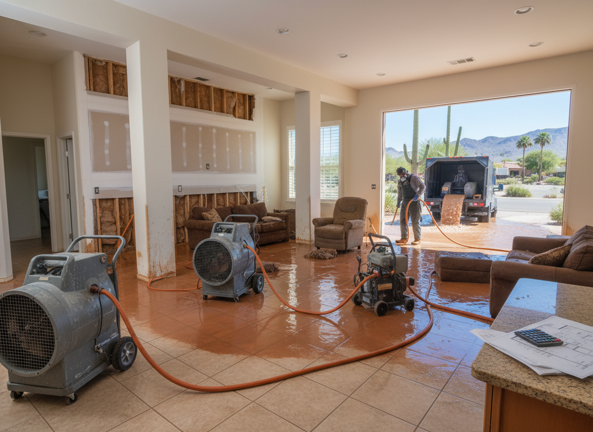 Cost Guide For Flood Damage Cleanup In The Phoenix Area