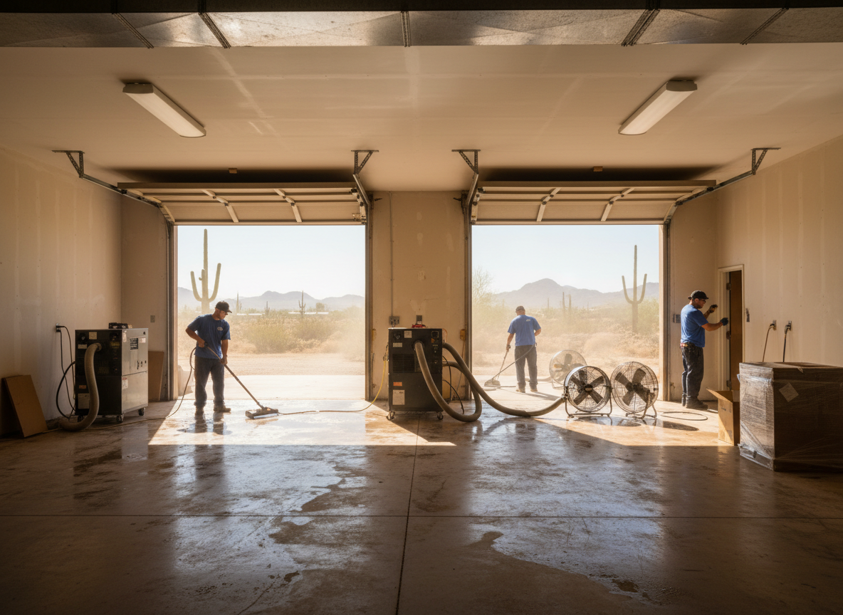How To Dry Out A Flooded Basement In Phoenix Heat