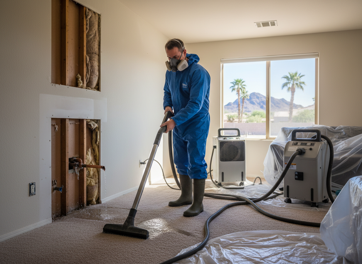 Water Damage Restoration in South Mountain