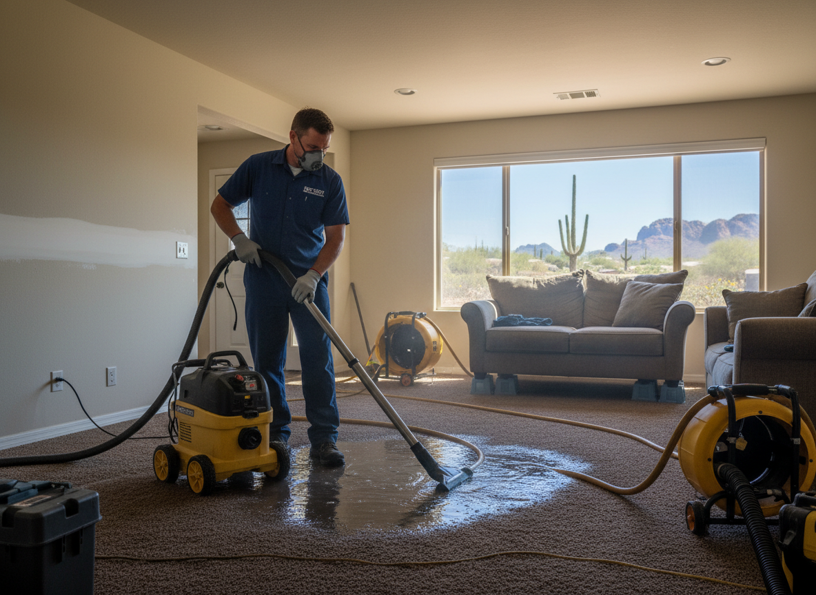 Flood Damage Cleanup in Encanto, AZ 85007