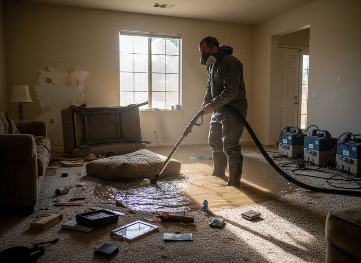 Water Damage Restoration in Alhambra