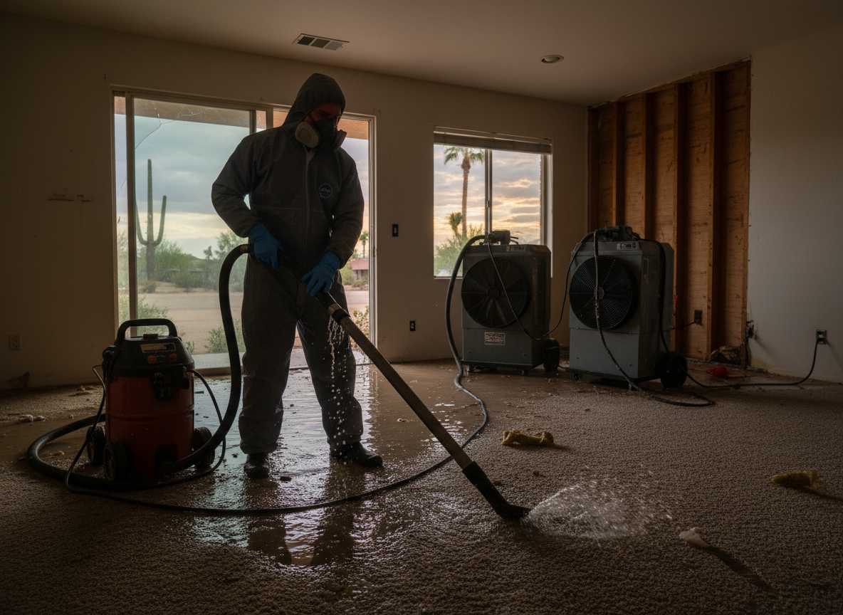 Storm Water Damage Restoration in Phoenix, AZ